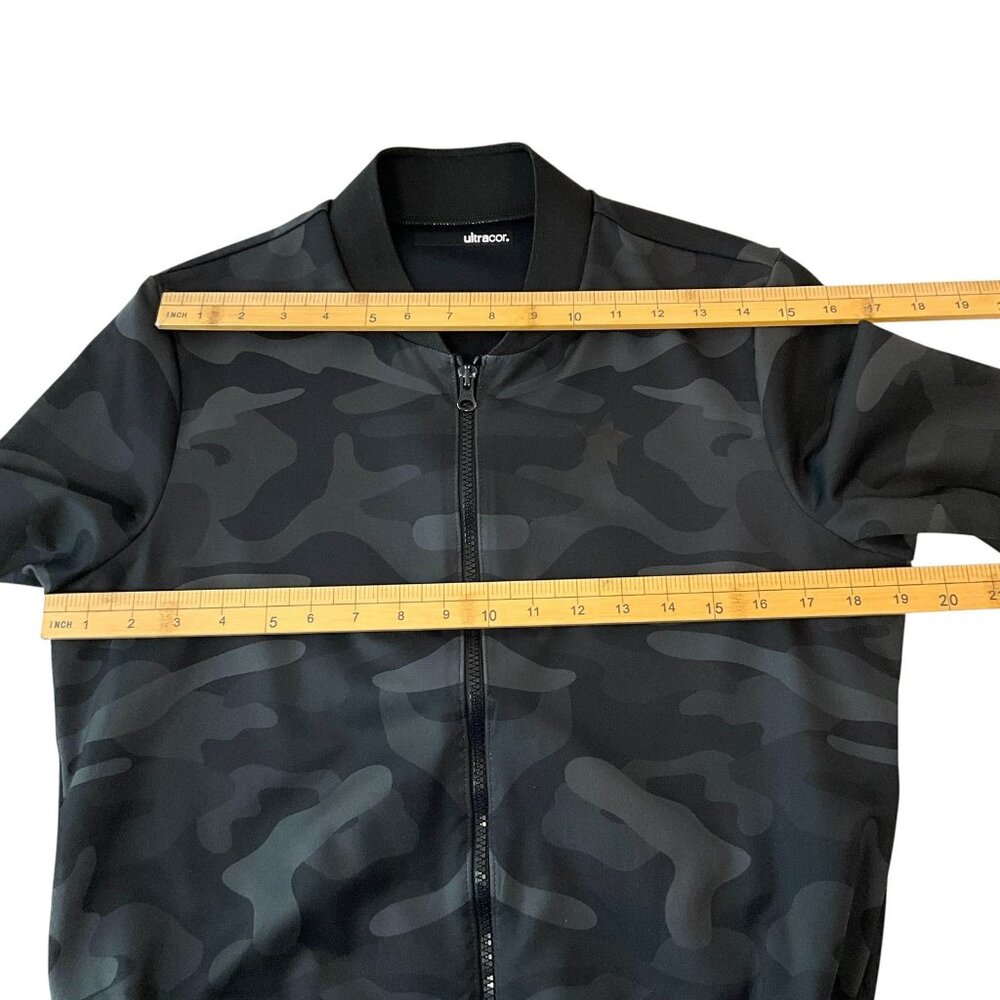 Ultracor Jacket Womens XS Black Camo Metallic Star Bomber Softshell Full Zip - Picture 9 of 12